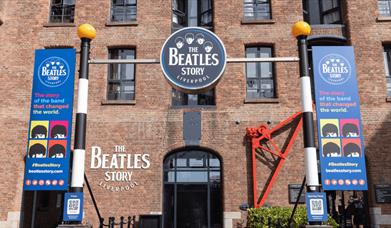 An exterior image of The Beatles Story.