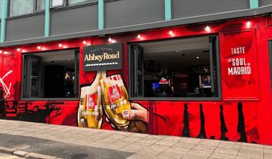 Exterior of Abbey Road bar and kitchen.